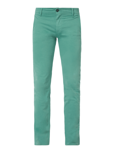 BOSS Orange Slim Fit Chino mit Stretch-Anteil Hellgruen 2