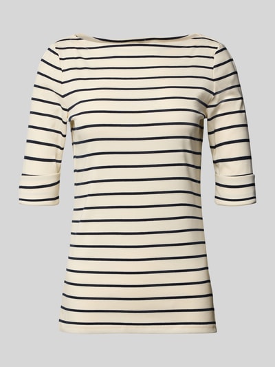 Lauren Ralph Lauren T-Shirt mit 1/2-Arm Modell 'JUDY' Weiss 2