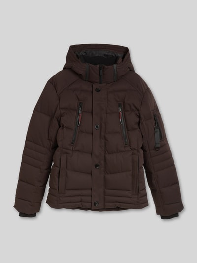 Tom Tailor Funktionsjacke mit Daunen-Steppung Dunkelbraun 2