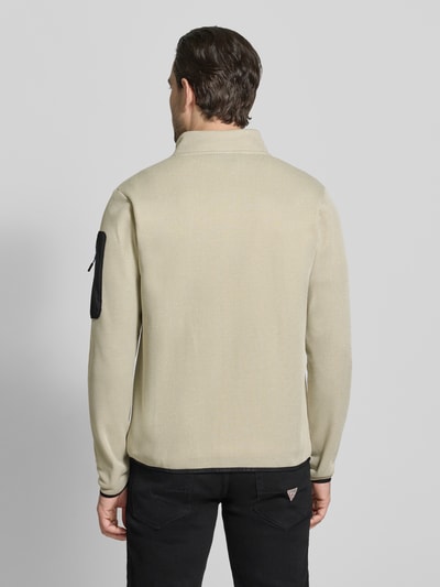 Icepeak Regular fit fleecejack met opstaande kraag Model 'BREDSTEDT' Steengrijs - 5