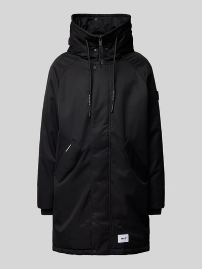 khujo Jacke mit Kapuze Modell 'Hant' Black 1