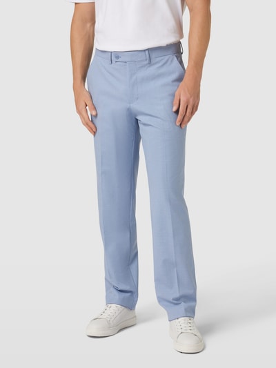 Christian Berg Men Pantalon met ruitmotief Bleu - 4