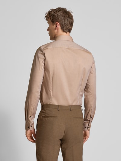 OLYMP Level Five Slim Fit Business-Hemd mit Kentkragen Sand 5