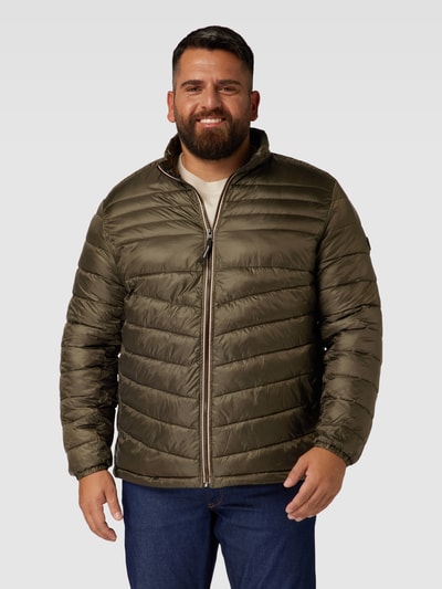 Jack & Jones Plus PLUS SIZE Steppjacke mit Eingrifftaschen Modell 'HERO' Khaki 4