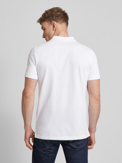 MCNEAL Poloshirt mit Label-Stitching  Weiss 5