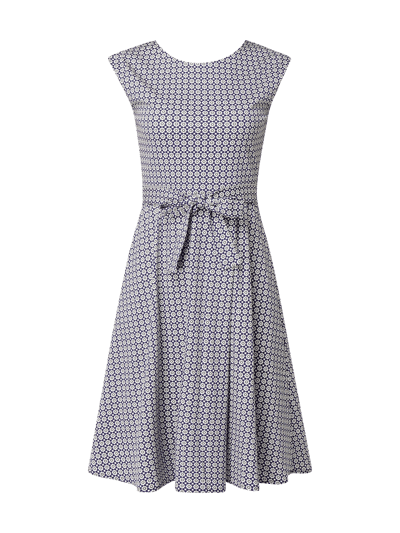 Weekend Max Mara Kleid mit floralem Muster  Marine 2