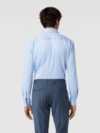 BOSS Slim fit zakelijk overhemd met kentkraag Bleu - 5