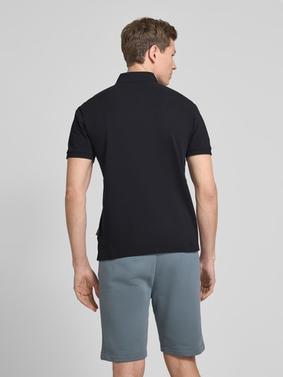 Napapijri Slim Fit Poloshirt mit Label-Print Modell 'AYLMER' Black 5