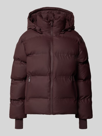 Neo Noir Steppjacke mit Reißverschlusstaschen Bordeaux 2