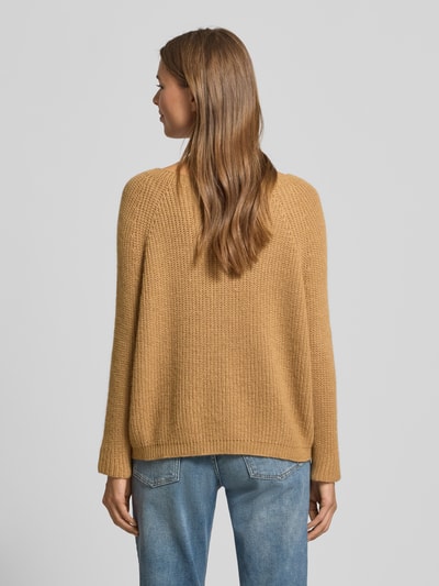 Weekend Max Mara Regular Fit Strickpullover mit Woll-Anteil Modell 'XENO' Camel 5