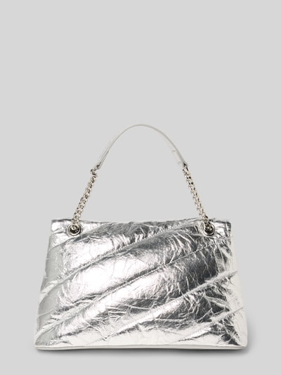 JOOP! Jeans Handtasche mit Label-Detail Modell 'frizzare' Silber 4