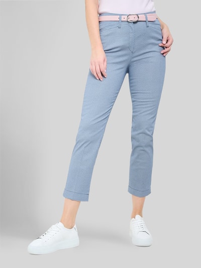 Raphaela By Brax Regular Fit Chino aus Baumwoll-Mix Modell 'LORELLA' Dunkelblau 3