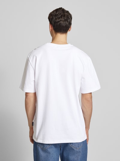 KARL KANI T-Shirt mit Label-Print Weiss 5