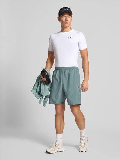 Under Armour T-Shirt mit Label-Print Weiss 1