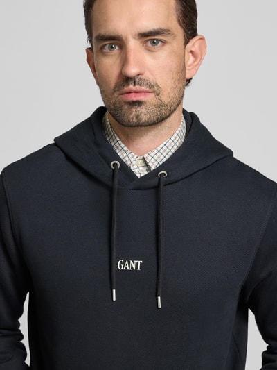 Gant Hoodie met capuchon Zwart - 3