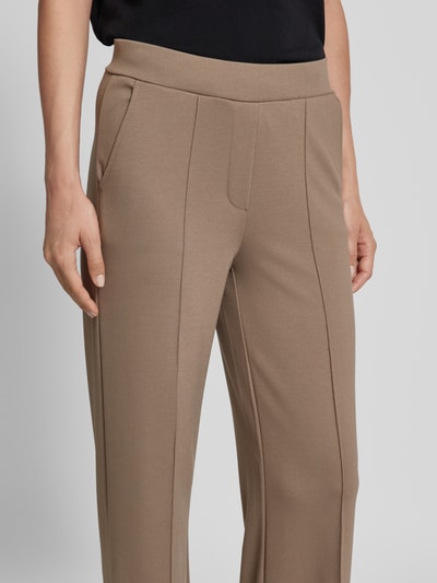 Smith and Soul Regular Fit Stoffhose mit fixierten Bügelfalten Taupe 3