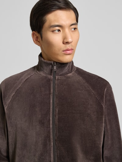 MCNEAL Sweatjacke mit Stehkragen Schoko 3