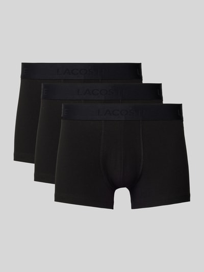 Lacoste Boxershort in effen design Zwart - 1