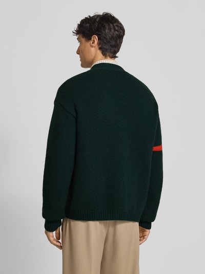 Polo Ralph Lauren Strickjacke aus reiner Wolle mit Eingrifftaschen Dunkelgruen 5