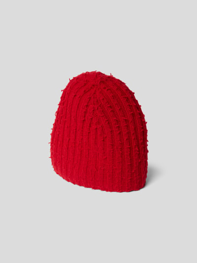 Roberto Collina Beanie aus Kaschmir-Woll-Mix Rot 2