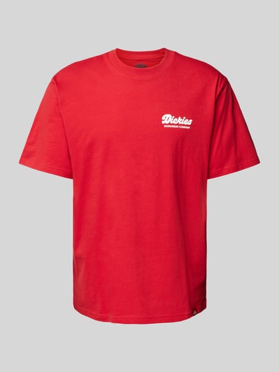 Dickies T-Shirt mit Label-Print Rot 2