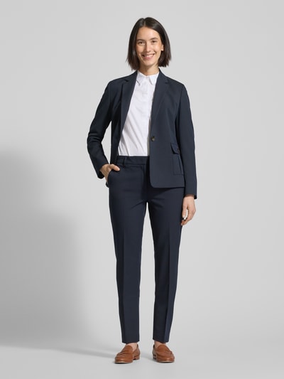 Christian Berg Woman Selection Slim Fit Stoffhose mit Bügelfalten Marine 1