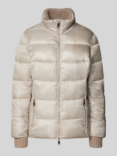 WHITE LABEL Gewatteerd jack met opstaande kraag Zilver - 2