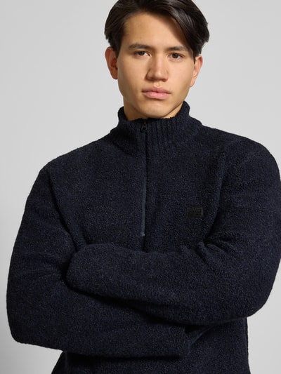 G-Star Raw Gebreide pullover met labeldetail Donkerblauw - 3