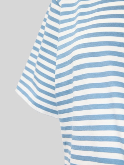 Jake*s Casual Pyjama-Oberteil aus Bio-Baumwolle mit Rundhalsausschnitt Bleu 2