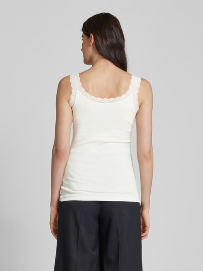 Christian Berg Woman Tanktop met kant Wit - 5