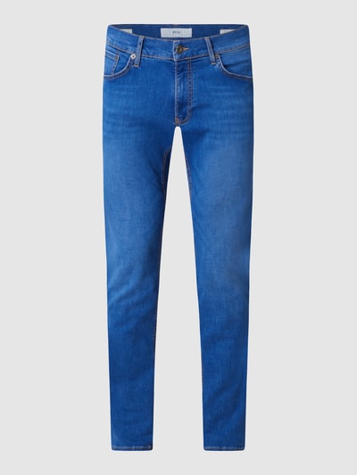 Brax Slim fit jeans met stretch, model 'Chuck' Jeansblauw - 2