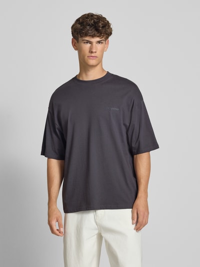 REVIEW Oversized T-Shirt mit Bio-Baumwoll-Anteil Anthrazit 4