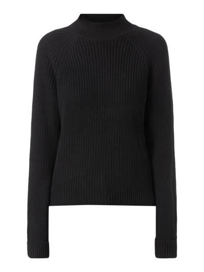 Noisy May Pullover aus Rippenstrick Black 2