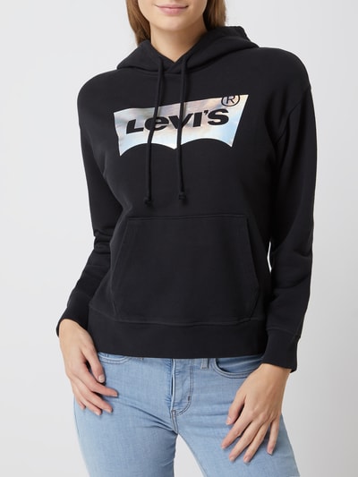 Levi's® Hoodie met logoprint  Zwart - 4