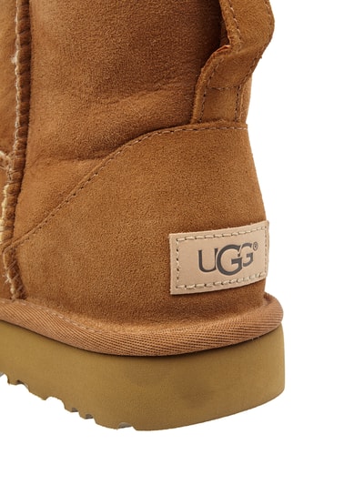 UGG Boots van leer met labelpatch, model 'CLASSIC MINI' Camel - 2