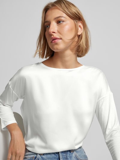 Christian Berg Woman Comfort Fit Longsleeve in Seiden-Optik Offwhite 3