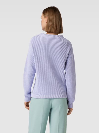 Jake*s Casual Strickpullover mit Strukturmuster Altrosa 5