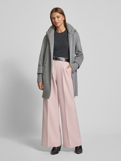 WHITE LABEL Mantel mit Zweiwege-Reißverschluss Anthrazit 1