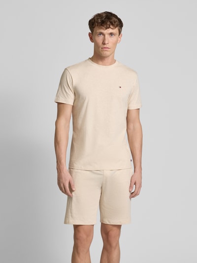 Tommy Hilfiger T-Shirt mit Logo-Stitching Beige 4