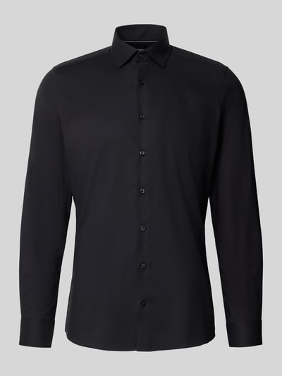 OLYMP Level Five Slim fit zakelijk overhemd met kentkraag Zwart - 2
