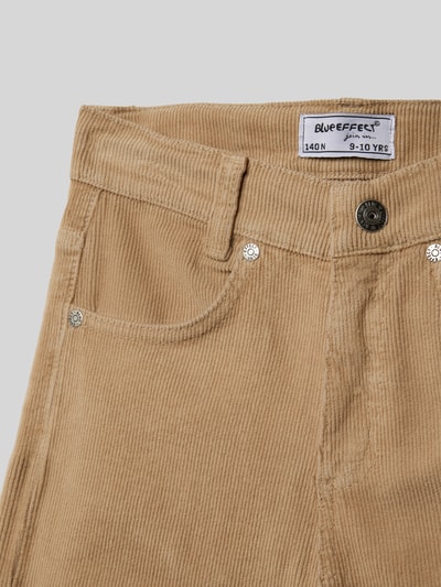 Blue Effect Cordhose mit Knopfverschluss Camel 2