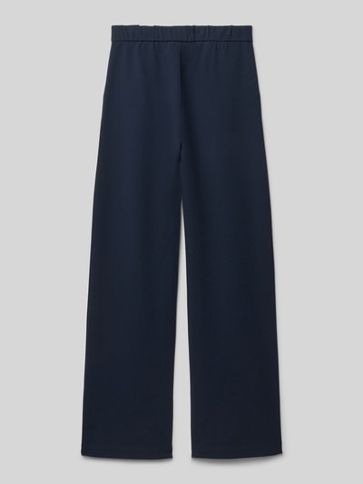 Produktfoto, Weite Hose mit elastischem Bund Modell 'GEGGO' von Only, unifarben, krój wide leg, wysoki stan, boczne kieszenie, elastyczna tkanina stretch