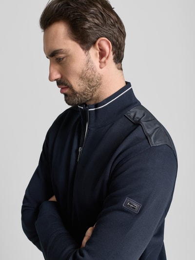 bugatti Sweatjacke mit Stehkragen Marine 3