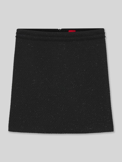 HUGO Mini-Rock aus Bouclé Modell 'RAFRANSI' Black 2