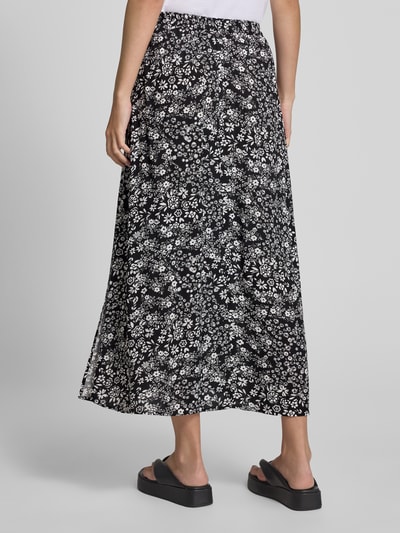 Vero Moda Maxirok van pure viscose, model 'EASY JOY' Zwart - 5