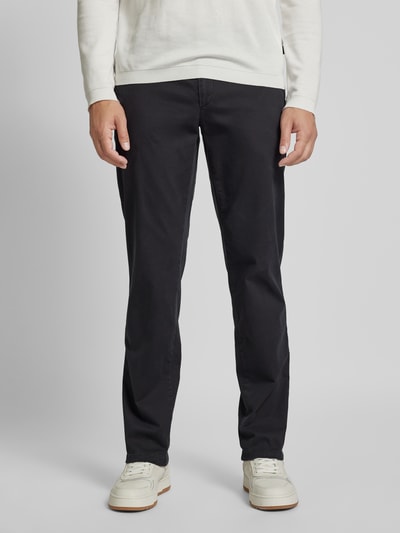 Brax Straight leg chino met paspelzak, model 'EVEREST' Antraciet - 4