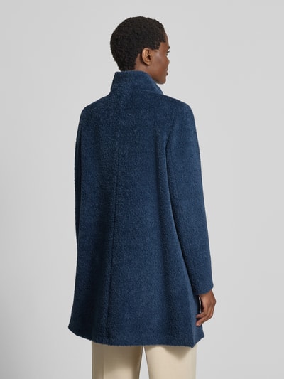 ICONS Cinzia Rocca Płaszcz wełniany ze stójką Ciemnoniebieski 5
