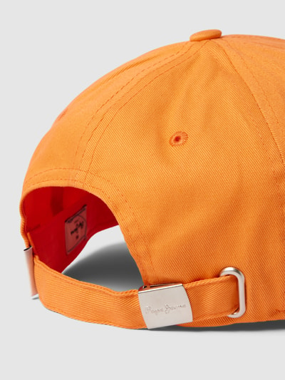 Pepe Jeans Baseballpet met labelstitching, model 'WALLY' Oranje - 3