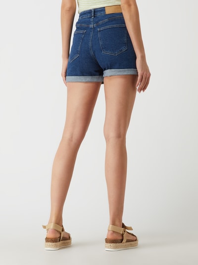 Noisy May Slim Fit Jeansshorts mit Stretch-Anteil Modell 'Katy' Jeansblau 5