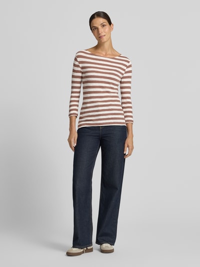 Christian Berg Woman Longsleeve mit 3/4-Arm Taupe 1